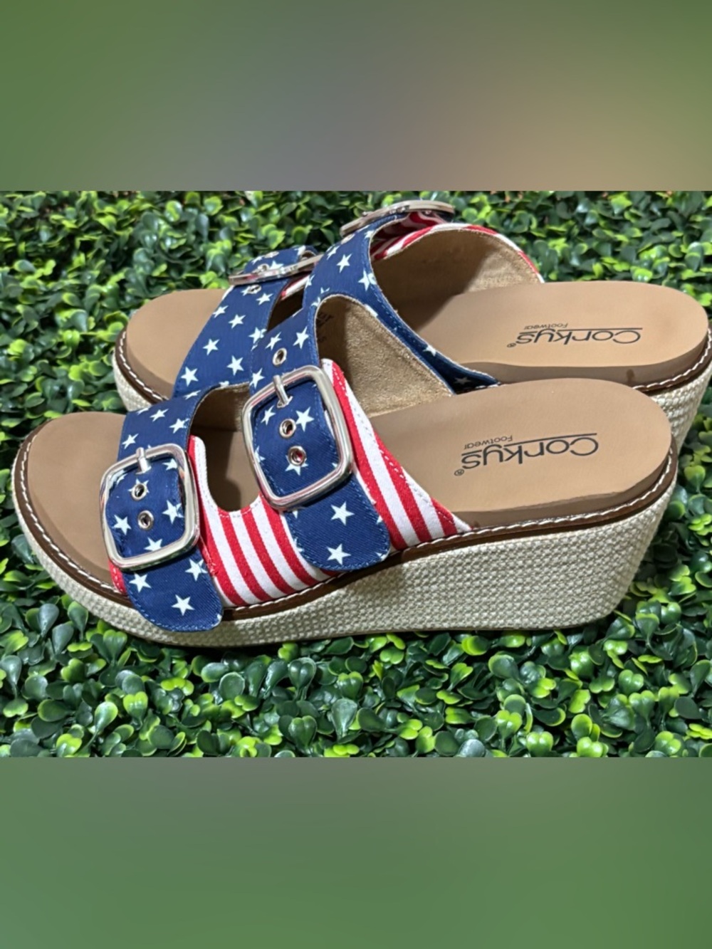 Corkys Womens Yeah Okay Americana Sandals